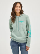 Load image into Gallery viewer, Wrangler® Women's Classic Logo Hoodie - Teal