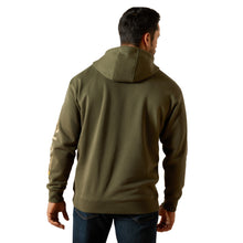 Load image into Gallery viewer, Ariat Men’s Green Rebar Graphic Hoodie