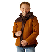Load image into Gallery viewer, Ariat Youth Chestnut/Brown Crius Insulated Jacket