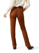 Load image into Gallery viewer, Ariat Women's Rust Ultra High Rise Relaxed Straight Leg Jean