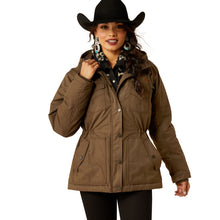 Load image into Gallery viewer, Ariat Women's Western Yoke Grizzly Insulated Parka - Banyon Bark