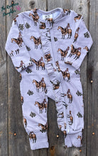 Load image into Gallery viewer, Cowgirls & Cactus -Ruffled- Folding Feet Jammies