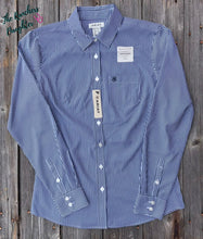 Load image into Gallery viewer, Ariat Women's Black Iris Stripe Kirby Pro Shirt