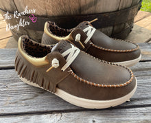 Load image into Gallery viewer, Ariat Brown Fringe Hilo
