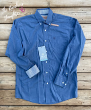 Load image into Gallery viewer, Ariat Men's Midnight Wrinkle Free Solid Pinpoint Oxford Classic Fit Shirt