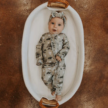 Load image into Gallery viewer, Sweet Grass - Ruffled -Folding Feet Jammies