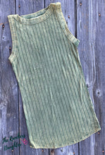 Load image into Gallery viewer, Vintage Olive Savannah Tank