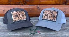 Load image into Gallery viewer, Primrose Leather Patch Trucker Cap