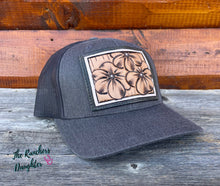 Load image into Gallery viewer, Primrose Leather Patch Trucker Cap