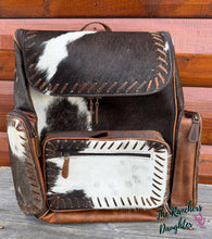 Load image into Gallery viewer, Genuine Western Cowhide Leather
Backpack