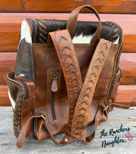 Load image into Gallery viewer, Genuine Western Cowhide Leather
Backpack