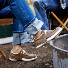 Load image into Gallery viewer, Ariat Brown Fringe Hilo