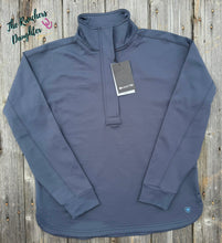 Load image into Gallery viewer, Ariat Women's Navy Breeze Logo 1/2 Zip