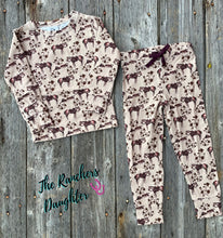 Load image into Gallery viewer, Prairie Rose Long Sleeve Pajama Set