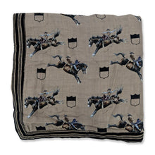Load image into Gallery viewer, Rodeo Broncs Bamboo Muslin Blanket