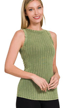 Load image into Gallery viewer, Vintage Olive Savannah Tank