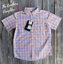 Load image into Gallery viewer, Ariat Boys Pro Series Macklin Short Sleeve Classic Fit Western Shirt