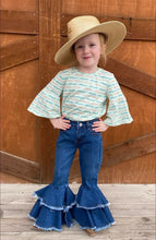Load image into Gallery viewer, Cowgirl Hardware Double Ruffle Bell Jeans
