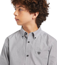 Load image into Gallery viewer, Ariat Boys Pro Series Dayne Mini Stripe Classic Fit Western Shirt