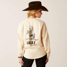 Load image into Gallery viewer, Ariat True West Sand Oversized Tee
