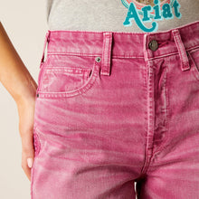 Load image into Gallery viewer, Ariat Pink Wide Leg Crop Tomboy Jean
