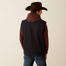 Load image into Gallery viewer, Ariat Men&#39;s Black Canvas Rancher Vest
