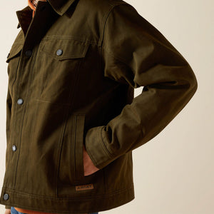 Ariat Men's Dark Green Canvas Rancher Jacket