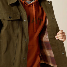 Load image into Gallery viewer, Ariat Men&#39;s Dark Green Canvas Rancher Jacket
