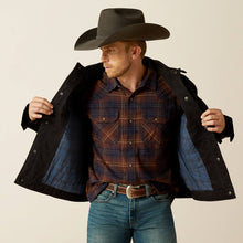 Load image into Gallery viewer, Ariat Men&#39;s Black Canvas Rancher Jacket
