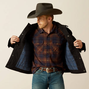 Ariat Men's Black Canvas Rancher Jacket