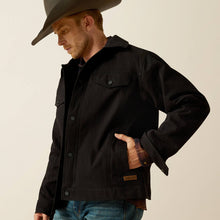 Load image into Gallery viewer, Ariat Men&#39;s Black Canvas Rancher Jacket
