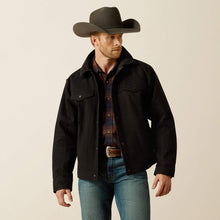 Load image into Gallery viewer, Ariat Men&#39;s Black Canvas Rancher Jacket
