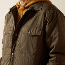 Load image into Gallery viewer, Ariat Men&#39;s Dark Green Quilted Shirt Jacket
