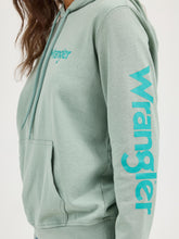 Load image into Gallery viewer, Wrangler® Women's Classic Logo Hoodie - Teal
