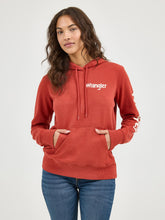 Load image into Gallery viewer, Wrangler® Women's Classic Logo Hoodie - Rust
