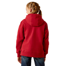 Load image into Gallery viewer, Ariat Youth Red Ranch Goods Hoodie
