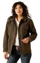 Load image into Gallery viewer, Ariat Women&#39;s Earth Brown Western Canvas Chore Jacket
