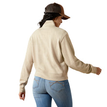 Load image into Gallery viewer, COMING OCTOBER 2025 - Ariat Women&#39;s Oatmeal Heather High Noon 1/2 Zip Pullover
