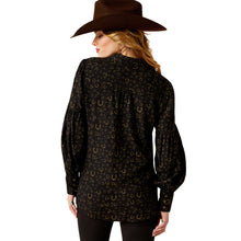 Load image into Gallery viewer, Ariat Blinged Out Horseshoe Blouse
