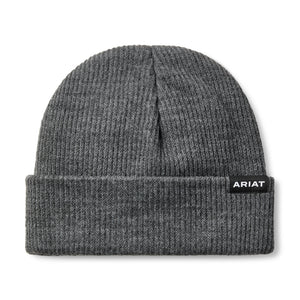 Ariat ADT Dark Grey Rebar Ribbed Beanie
