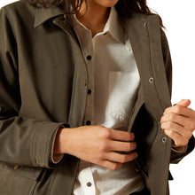 Load image into Gallery viewer, Ariat Women&#39;s Earth Brown Western Canvas Chore Jacket

