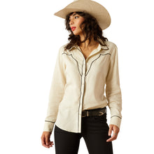 Load image into Gallery viewer, Ariat Women&#39;s Sand Bluebell Western Shirt
