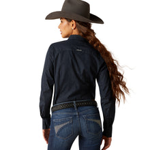 Load image into Gallery viewer, Ariat Women&#39;s Navy/Silver Stripe Kirby Shirt
