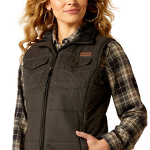 Load image into Gallery viewer, Ariat Women&#39;s Western Yoke Grizzly Insulated Vest - Black
