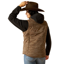 Load image into Gallery viewer, Ariat Women&#39;s Western Yoke Grizzly Insulated Vest - Banyon Bark
