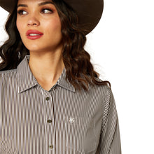 Load image into Gallery viewer, Ariat Women&#39;s Kirby Pro Shirt - Relic/White Stripe
