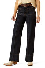 Load image into Gallery viewer, Ariat Women&#39;s Tomboy Western Utility Ultra High Rise Wide Leg Jean
