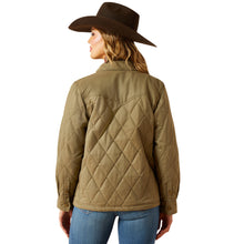 Load image into Gallery viewer, Ariat Women&#39;s Dusky Green Grizzly Quilted Barn Jacket
