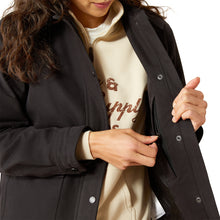 Load image into Gallery viewer, Ariat Women&#39;s Black Western Canvas Chore Jacket
