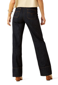 Ariat Women's Tomboy Western Utility Ultra High Rise Wide Leg Jean